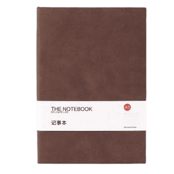 The Notebook Delicate Line A5 Planners & Appointment Book - Brown