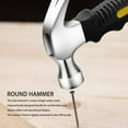 thumbnail image 3 of Nail Hammers, Wide Application Claw Hammer High Hardness 2Pcs  for Woodworking, 3 of 8
