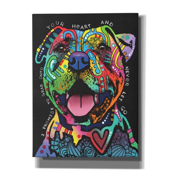 Epic Graffiti 'Never Let Go' by Dean Russo, Canvas Wall Art, 40"x54"