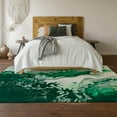 thumbnail image 6 of Addison Rugs Mayfield Washable Contemporary Abstract Green Rectangle Rug, 3' x 5', 6 of 6