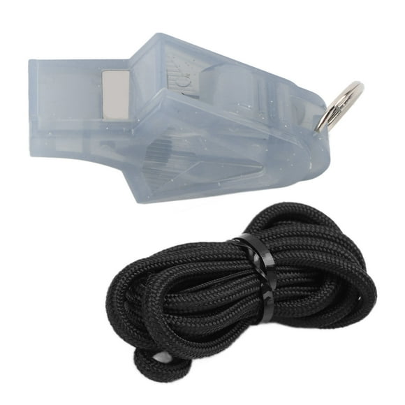 BuyWeek Sifflet de Sport, sifflets de Sport éclatants avec Cordon, sifflet Portable pour compétitions et Sports(Gris)