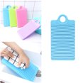 thumbnail image 3 of Mini PP Washing Washboard Non-slip Home Washing Scrubbing Board Creative Plastic Laundry Board Washboard Hand Wash Board for Home (Blue), 3 of 6
