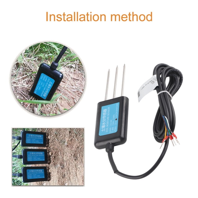 Kit de PrueBa de Humedad del suelo, Humedad del sensor del sensor de Humedad del suelo, Kit de Jardinería para Granjas