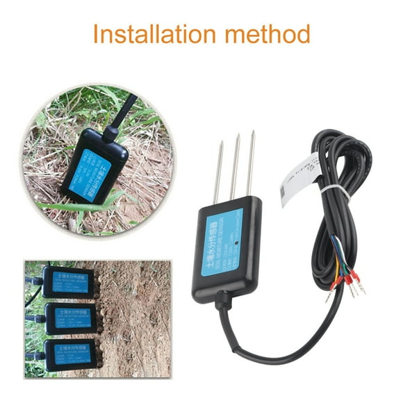 Kit de PrueBa de Humedad del suelo, Humedad del sensor del sensor de Humedad del suelo, Kit de Jardinería para Granjas