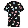 thumbnail image 4 of Cutuoiiu Women's V-Neck Short Sleeve Nursing Uniform Tops with Pockets Gifts, 4 of 5