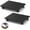 Black-13.8 x 11.8 x 2.4 Inches-1, variant on Printer Stand Walnut 13.8 x 11.8 x 2.4 Inches 1 Count Under Desk Movable Storage