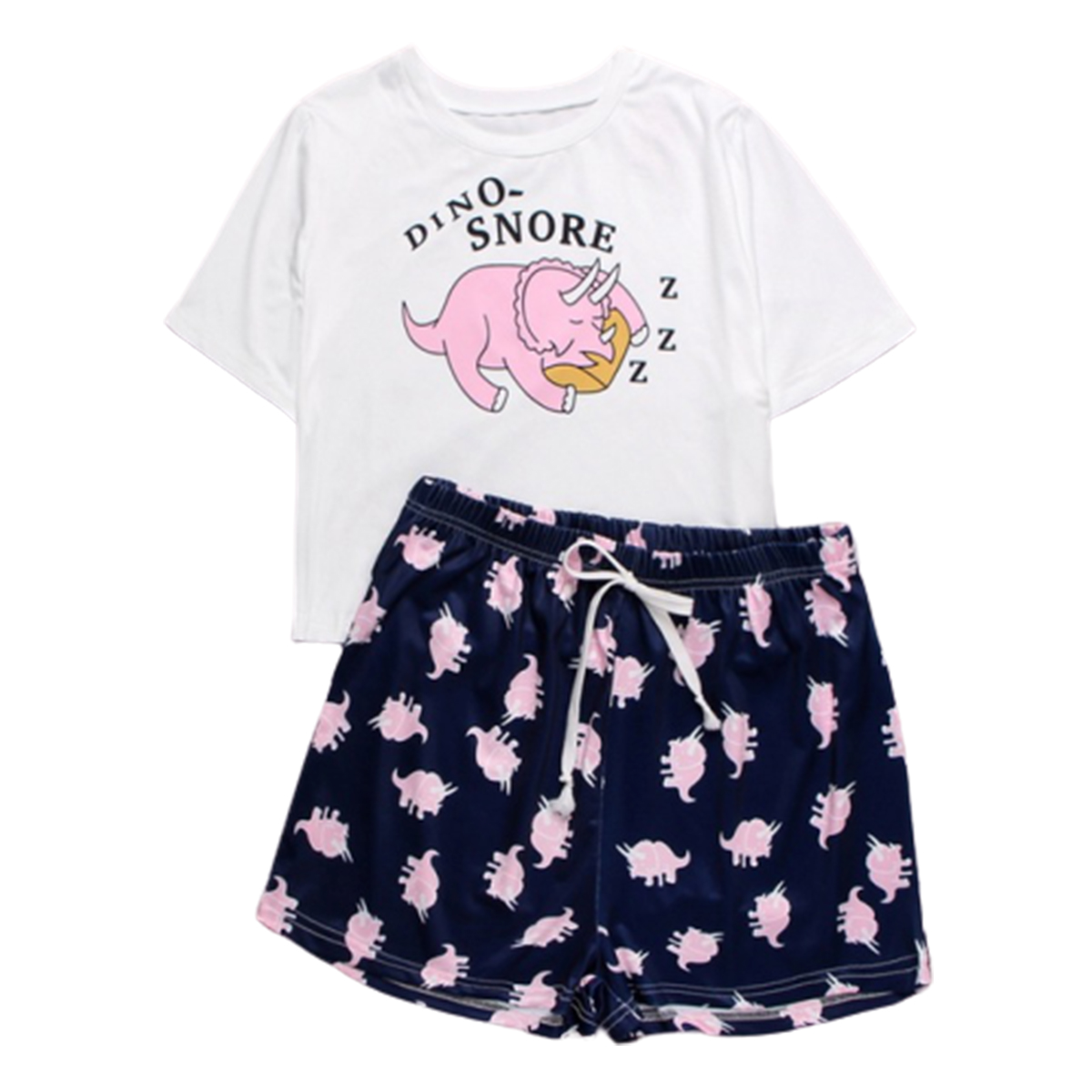 Women's Pajamas Print Short Sleeve T 