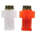 thumbnail image 6 of FRCOLOR 2pcs Eternal Lights Graves Cemetery Garden Light Memorial Candle Lantern For Grave Decorations With Flickering Candle, 6 of 8