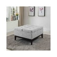 thumbnail image 3 of ORE International 18" Tall Dual Lift Coffee Table with Storage, Beige and Gray-Color:beige grey,Material:polyurethane polyester, 3 of 3