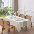 thumbnail image 1 of 8 Seater 87" x Rectangular Table Tablecloth, 1 of 5