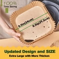 thumbnail image 4 of Liners for Air Fryer Basket, XL Disposable Air Fryer Paper Liners for Power XL, Chefman, Instant Pot Air Fryer Basket, Air Fryer Parchment Paper Liners 9.5 Inch Square, 125PCS Air Fryer Oven Liners, 4 of 4