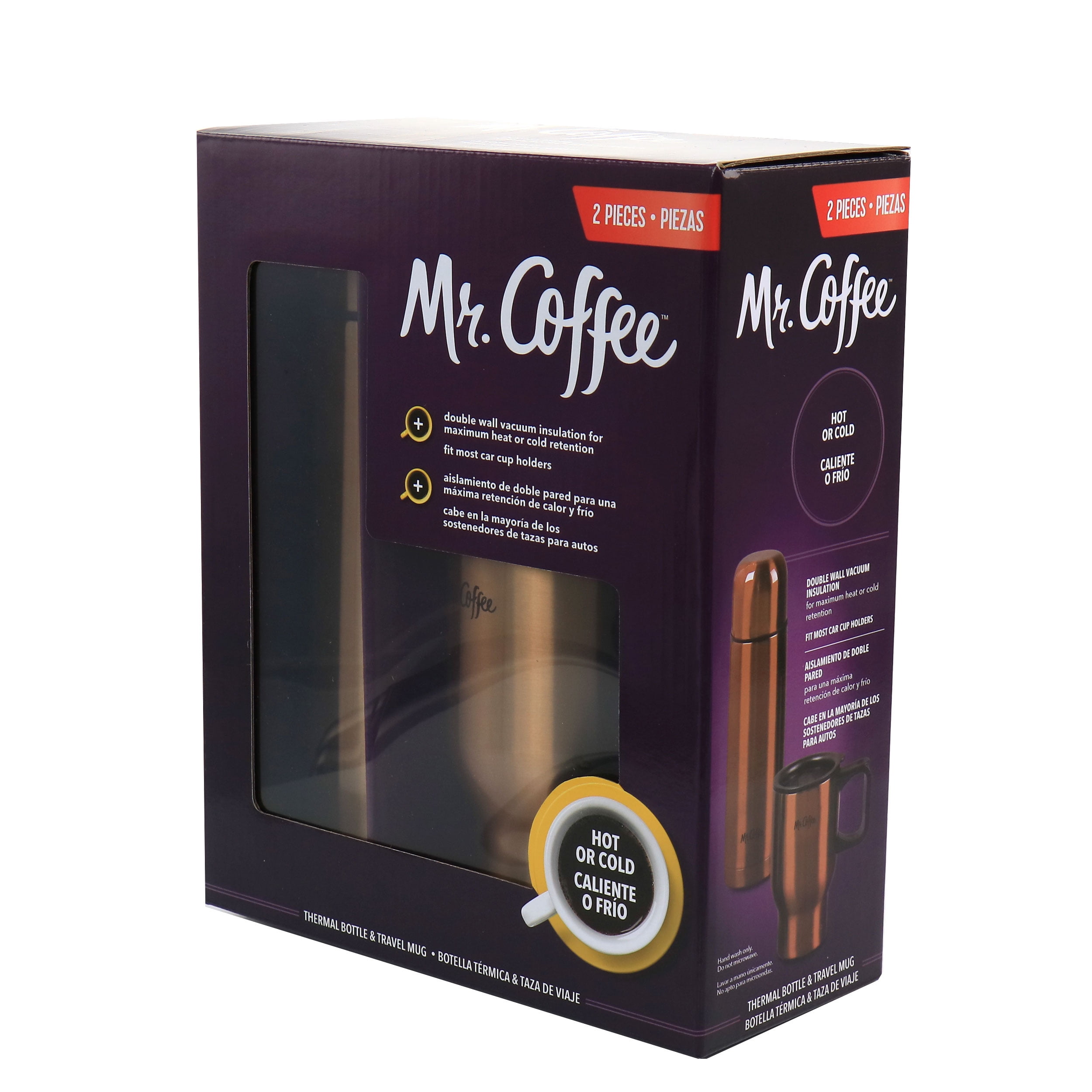 Mr. Coffee Expressway 15-fl oz Stainless Steel Travel Mug in the