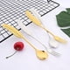 thumbnail image 3 of 1 Uds. Cuchara creativa de acero inoxidable 304, cuchara con forma de pluma, tenedor, cuchara de café, regalos de Navidad, accesorios de cocina, decoración de servicio de mesa, 3 of 4
