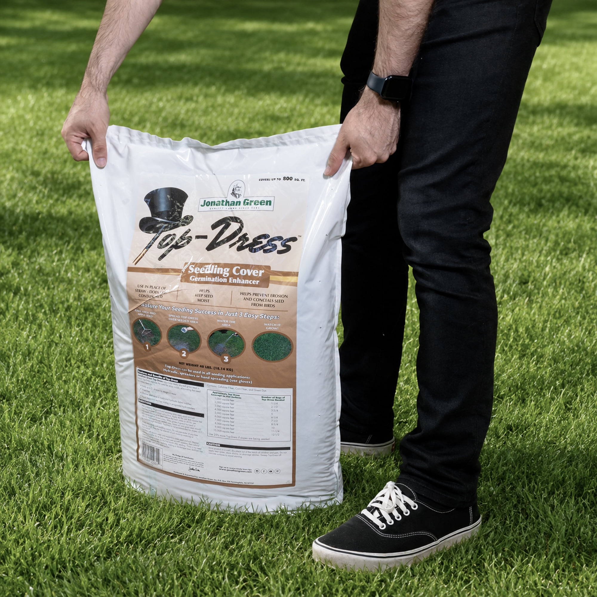 jonathan green top dress Seedling Cover and Growth Accelerator, 45lb, Covers 11,250 sq ft HL23
