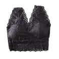 thumbnail image 1 of Sujetador de mujer de encaje Sexy Bralette Girl Elástico con correa de hombro ancha Sujetador Ropa interior de mujer, Negro Scienceny AP001220-02B, 1 of 7