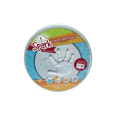 UPC: 0780161425101 | Colorbok Kit Spark Molding Happy Birthday Round Tin