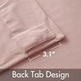 thumbnail image 3 of Baby Pink Velvet Curtains 90 inches - Luxury Blackout Curtains for Bedroom Living Room Thermal Insulated Super Soft Window Drapes Rod Pocket & Back Tab, W52 x L90 inches, 2 Panels, 3 of 7