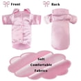 thumbnail image 4 of Camisa para perro MEEYI, ropa de dormir suave de seda con solapa, rosa M, 4 of 5