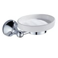 thumbnail image 1 of Jabonera Cuarto de baño de pared montado en la ducha de jabón de cerámica titular del plato de latón cromo titular Magideal Jabonera, 1 of 7
