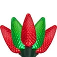 thumbnail image 2 of Wintergreen Lighting C9 Red Green LED Christmas String Lights, Set of 24 Lights on Green Wire, 16.3ft, 2 of 6