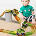 thumbnail image 4 of Electric Rail Car Toy Diy Assembled Anti-gravity Train Runway Roller Coaster Suit-Jinjin, 4 of 5