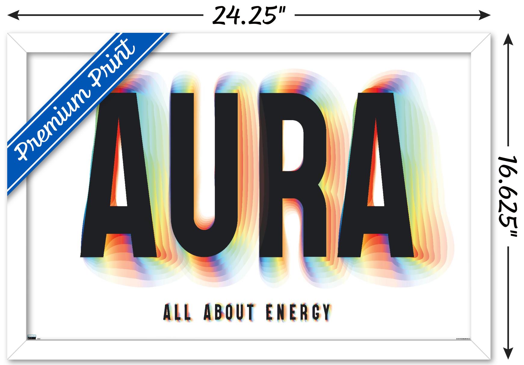 Aura Wall Poster, 14.725" x 22.375" Framed