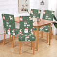 thumbnail image 2 of Yayeee 4 Pack Dining Chair Covers Stretch Parson Chairs Slipcovers Seat Protector, Christmas Santa, 2 of 6