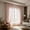 Pink, variant on 2-Pack Sheer Curtain Panels - Door and Window Scarf Valances, 2 PCS Pure Color Door Window Curtain Drape Panel Sheer Scarf Valances OR