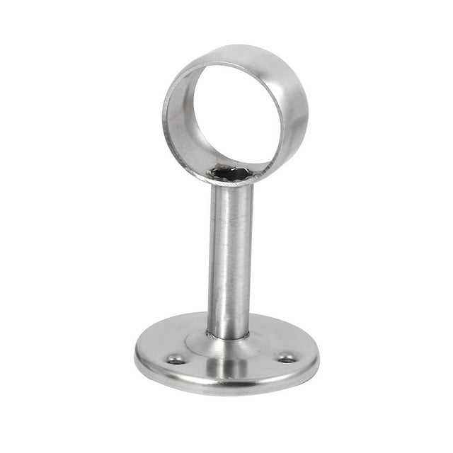 Unique Bargains 32mm Dia Vis de Fixation Garde-Robe Rail d'Extrémité Centrale Support de Douille Support Support Support