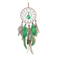 thumbnail image 3 of Ornaments Craft, Wall Hang Portable with Feathers Home Decoration Dream Net for Car Wedding, Party ,Adult, Lovers Style B, 3 of 8
