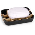 thumbnail image 5 of Jabonera, jabonera para baño Jabonera Fibra de bambú Caja de jabón Mantener seco Fácil limpieza - 2 piezas Jaboneras,11 Afortunado Sencillez, 5 of 5
