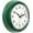 Hunter Green, variant on Retro Wall Clock 9.5 Inch Red Kitchen 50's Vintage Design Round Silent Non Ticking Battery Operated Quality Quartz Clock