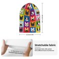thumbnail image 2 of Yiaed Colorful Bulldog Print Winter Beanie for Men Women, Fleece Lined Beanie Soft Warm Knit Hat Ski Stocking Cuffed Ca, 2 of 6