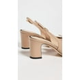 thumbnail image 3 of Sam Edelman Willette Soft Beige/Black Pointed Toe Slingback Block Heeled Pumps (Soft Beige/Black, 11.5), 3 of 4