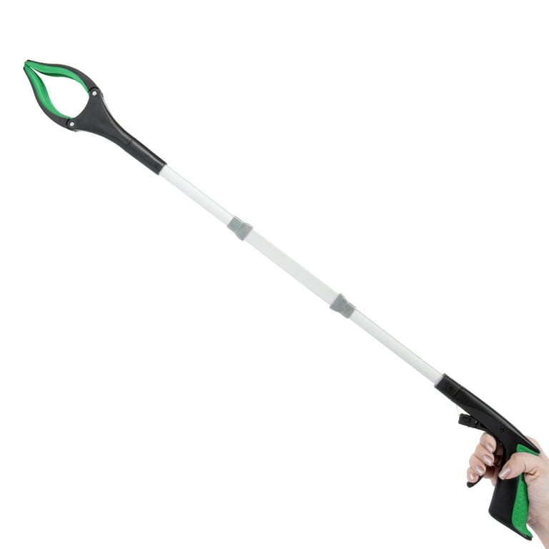 Grabber Reacher With Rubber Grip Handle - 32 Inch Multipurpose Foldable  Reaching Assist Claw Arm Extender Tool With Heavy Duty Grip By Fleming  Supply : Target