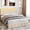 Beige, variant on Full/Queen Size Bed Frame with LED Lights Headboard, LED Bed Frame with Fast-Charging USB Port, Upholstered Platform Bed Frame, No Box Spring Needed, Easy Assembly