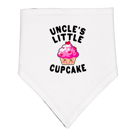 Inktastic Uncles Little Cupcake Baby Bandana Bib