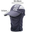 thumbnail image 7 of SPRING PARK Unisex Summer Outdoor Foldable Sun Cap Fishing Baseball Hat, UV Sun Protection Neck & Face Flap Full Coverage, 7 of 7
