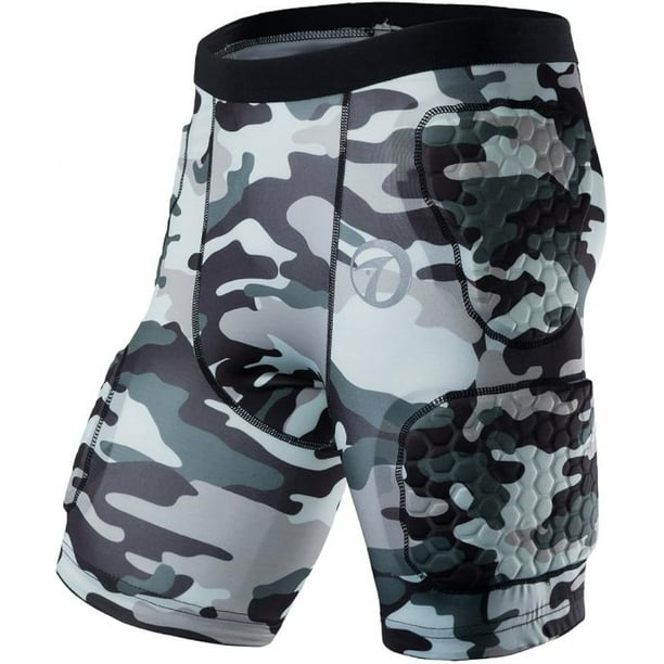 Camiseta de compresión acolchada con protector de pecho para fútbol, fútbol y paintball.