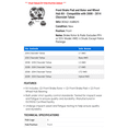 thumbnail image 2 of Front Brake Pad and Rotor and Wheel Hub Kit - Compatible with 2008 - 2014 Chevy Tahoe 2009 2010 2011 2012 2013, 2 of 2