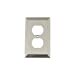 thumbnail image 3 of Nostalgic Warehouse 720028 Plaque d'Interrupteur Déco avec Sortie, Nickel Satiné, 3 of 3