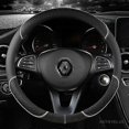 thumbnail image 4 of Car Steering Wheel Cover Leather For Renault Scenic Clio Laguna 2 3 4 5 Kangoo Fluence Megane Trafic Talisman Twingo Kaptur, 4 of 5