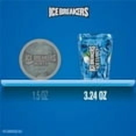 Ice Breakers Ice Cubes Peppermint Sugar Free Chewing Gum, Bottle 3.24 oz, 40 Pieces pack of 3