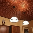thumbnail image 4 of 205 - Wrought Iron 2 ft. x 2 ft. PVC Glue-up Ceiling Tile in Antique Copper (40 sq.ft / Pack) - 10 Pieces, 4 of 4