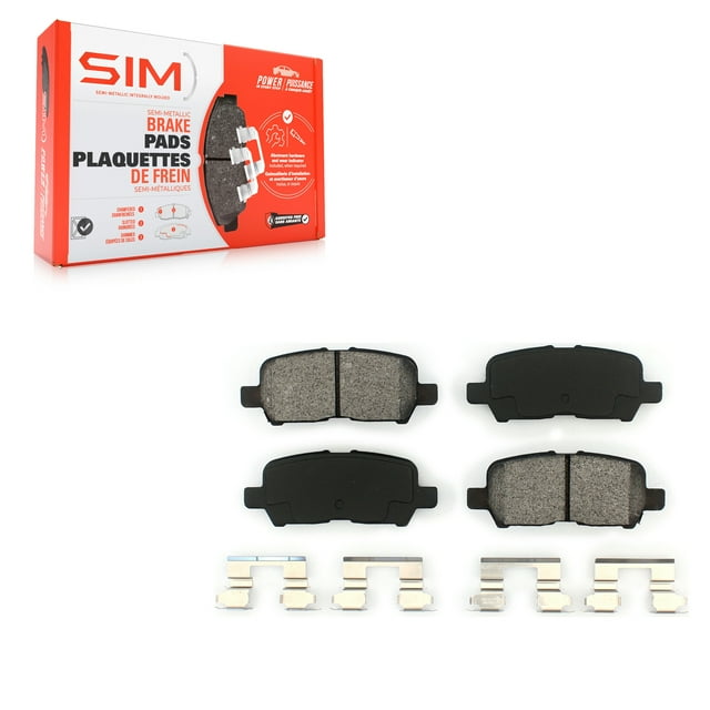 SIM Rear Semi-Metallic Disc Brake Pads SIM-999 for Car Chevrolet Impala Buick LaCrosse Pontiac Grand Prix Allure Limited