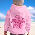 thumbnail image 2 of PMVFHDE Liquidation Sweat à Col Rond pour Filles Mode Décontractée Imprimé à Manches Longues Rose,130, 2 of 7