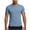Light Blue, variant on Mens Textured Diamond Plate Performance T-Shirt, Quick Dry Slim Fit Crew Neck Polyester Tee, Gray,Size M