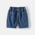 thumbnail image 4 of Generic Toddler BoysBoys' Denim Hole Summer Short Five Pants In The Middle And Large Children Baby Korean Fashion For Children Clothing（5-6 Years Blue）, 4 of 9