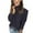 Dark Gray, variant on HAiming Womens Sweaters Trendy Turtleneck Long Sleeve Pullover Knitted Shirts 2025 Plus Size Casual Comfy Jumper Tops