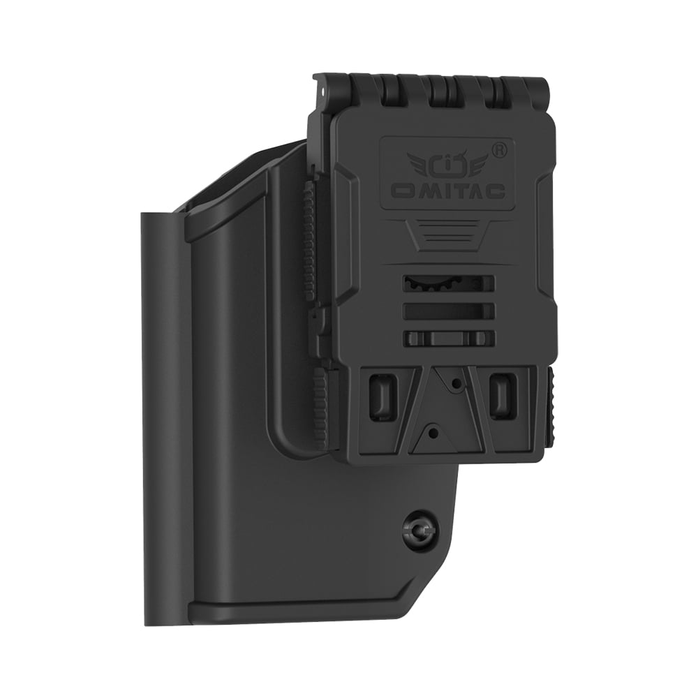 OMITAC 360° Rotation P320 Holster Taurus G3 Level 2 Retention Index Finger Release Holster Right Hand, Injected Polymer Black